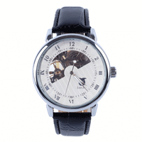Men's Luminous Waterproof Mechanical Watch Glass Mirror Simple