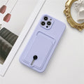 Card Holder Card Silicone Fine Hole Mobile Phone Case