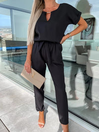 Casual Suit Independent Station Fashion Solid Color Jumpsuit