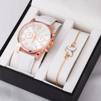 Cute Butterfly All-match Watch Color Wheel Double-layer Ladies