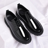 New-style Casual Leather Shoes For Men With A Polished Finish
