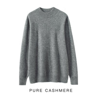 Men's Half-high Collar Cashmere Sweater Business Casual Sweater