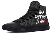 High Top Canvas Shoes For Printing Lovers