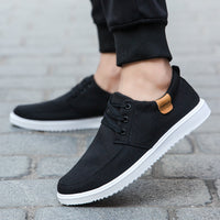 Men's Shoes Breathable Canvas Shoes Korean Style Trendy