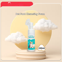 Pet Foot Cleaning Foam Dogs And Cats Dog Paw Cleaning Foot Washing Brush