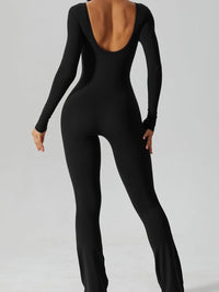 Women's Fashion Long Sleeve Belly-contracting Jumpsuit