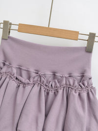 Lace Lantern Bud Mini Skirt For Women