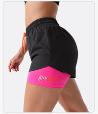 Anti-exposure Drawstring Three-point Fitness Sports Pants