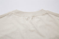 Street Letters Printed Cotton Short Sleeve Loose