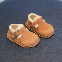 Plus Velvet Soft Bottom Non-slip Cotton Small Child Toddler Shoes
