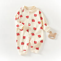 Baby Jumpsuit Spring And Autumn Pure Cotton Boneless