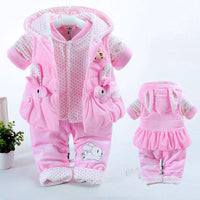 Baby Autumn Clothing Girls Autumn And Winter Clothing Suits