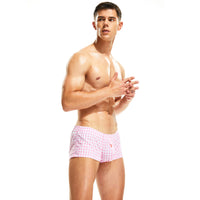 New Men's Boxers 100 Woven Cotton Plaid Boxers