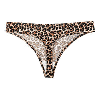 Printed Breathable One Piece Low Waist Thong Women