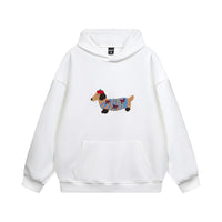Cartoon Casual Long-sleeve Hooded Pullover