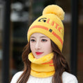 Women's Fleece Ear Protection Knitted Hat