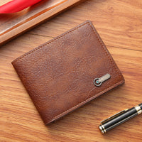 Men's Wallet Business Casual Short Leather