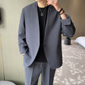 Casual Mens Suit Set Youthful Korean Style