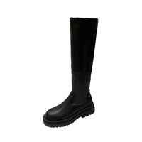 New Fashion Round Toe Square Heel Over The Knee Long Boots