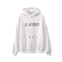 Autumn And Winter Loose Casual Metal Decoration Hip Hop Rock Hooded Pullover