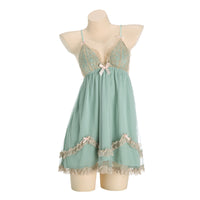 Pure Want To Gather And Chest Pad Nightdress Outerwear Gown Suit