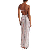 Off-Shoulder Printed Loose-Fit Resort Party Dress