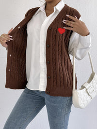Women's Knitted Cardigan Casual Vest