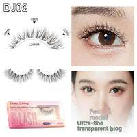 Eyelash Peak Natural False Eyelashes Sheer Root One-pair Package