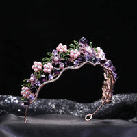 Alloy Crystal Flowers Wedding Bridal Hair Ornaments