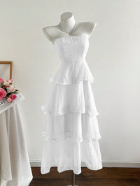 Summer Hip-Covering Slimming Layered Skirt
