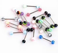 Mixed Color Tongue Nail X10 30 50 60 100Pcs Suit