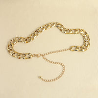 New Waist Chain Acrylic Accessory Belt With Skirt Dress Waist Chain Rectangular X Chain Decorative Waist Seal Body Chain