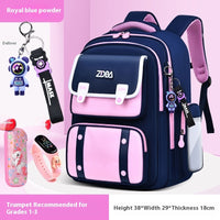 Schoolbag Boy Elementary School Students Three Four To Six Grade