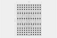 Frosted Thin Transparent Adhesive Nail Sticker