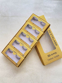 Simulation 3D Chemical Fiber False Eyelashes Transparent Stem High Temperature Silk