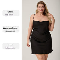 Plus-size Minimalist Sexy Short Nightgown For Womens Loungewear