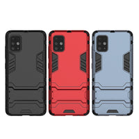 Armor Two In One Stand Phone Case A51 Anti-drop Protective Case
