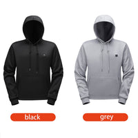 Hooded Heating Sweater Men's Outdoor Stretch Casual