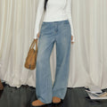 Straight Slimming Trousers Plus Size