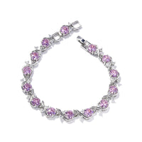 Women's Round-shaped Zircon-inlaid Bracelet