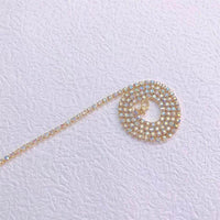 Braided Hair Chain Hip Hop Style Shiny Rhinestone