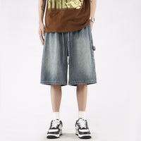 Denim Shorts Men's Casual Loose Large Size Shorts