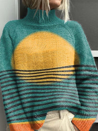 Autumn And Winter Christmas Long Sleeve Lapel Sweater