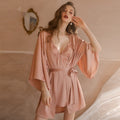 Sexy Pure Desire Sleepwear Lace Solid Color Strap Skirt
