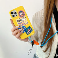 Personalized Korean Style Sticker Rabbit Bear Card Phone Case