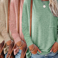 3pcs Women's Casual Long Sleeve T Shirts Soft Cross-border dropshipping