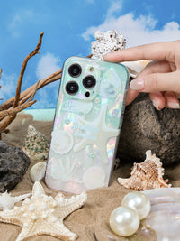 Double Layer Ocean Shell Patterned Phone Case