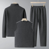 Men's Large Size Velvet Sport Suit
