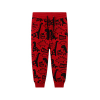 Fashionable Children Cartoon Hoodie Pants