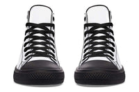 Printed Couple High Top Canvas Shoes